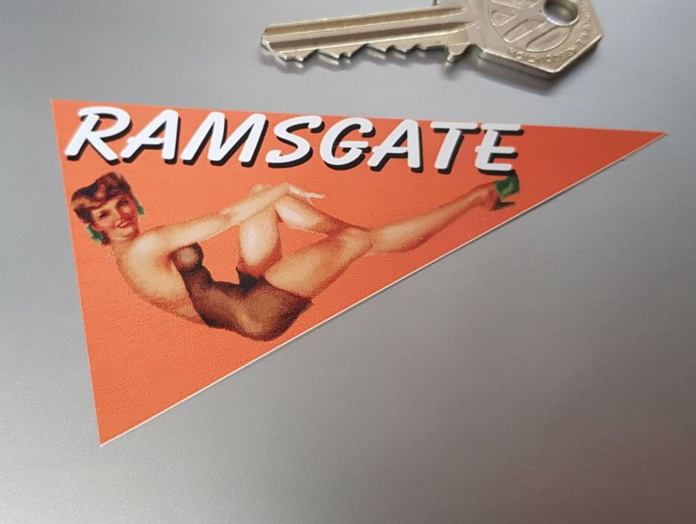 Ramsgate Travel Pennant Sticker. 4