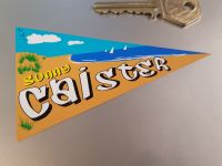 Sunny Caister Travel Pennant Sticker 4"