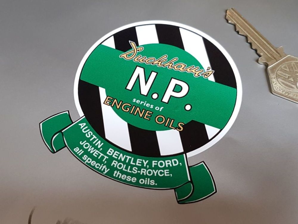 Duckhams N.P. Engine Oils Sticker 3.5"