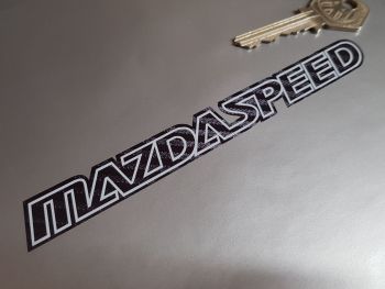 Mazda Speed Carbon Fibre Style Stickers 5.5" Pair