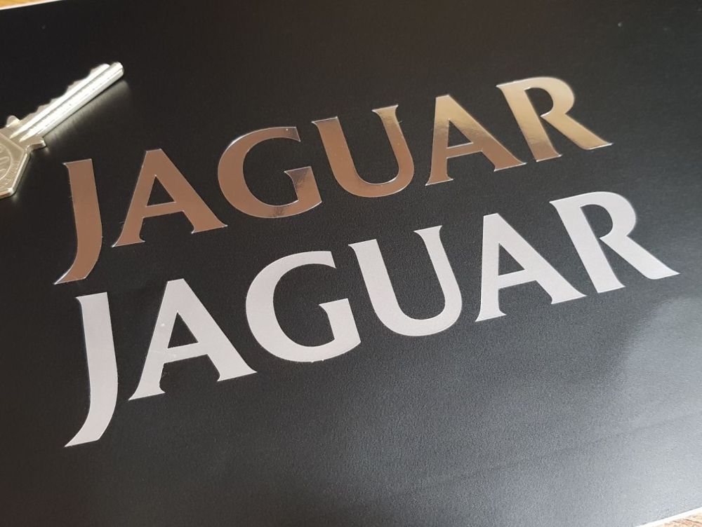 Jaguar Valve Cam Cover Valve Cap Rocker Box Cut Text Sticker 6.25" 