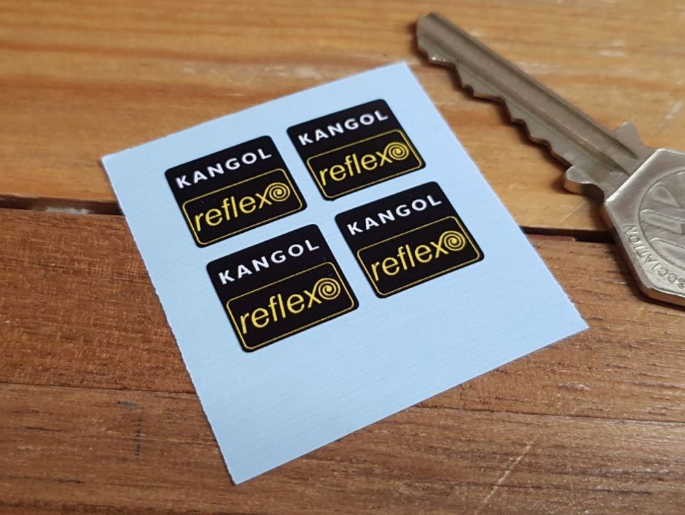 Kangol Reflex Seatbelt Stickers - 15mm - Set of 4