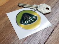 Lotus Circular Logo - Colour on Mirrored Foil - 44mm