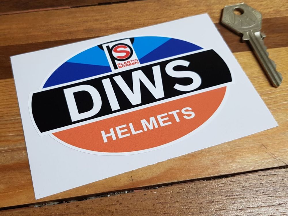 DIWS Helmets Sticker 4.25