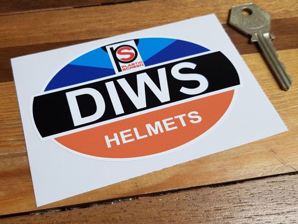 DIWS Helmets Sticker 4.25"