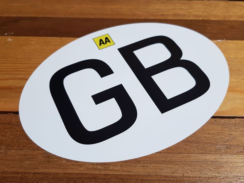 GB Modern AA ID Plate Sticker - 5" or 7"