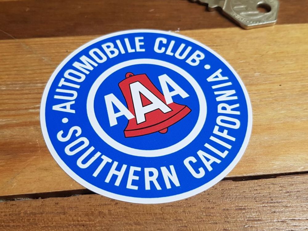 AAA Automobile Club Southern California Sticker - 3" or 4"