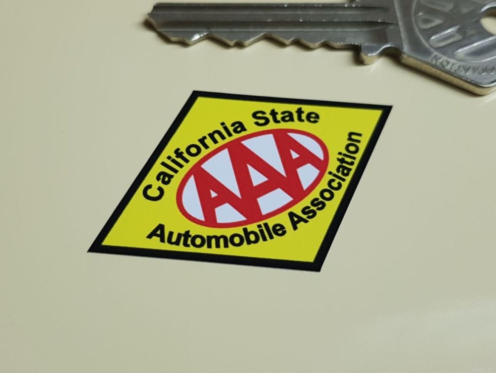 AAA California State Automobile Association Stickers. 2