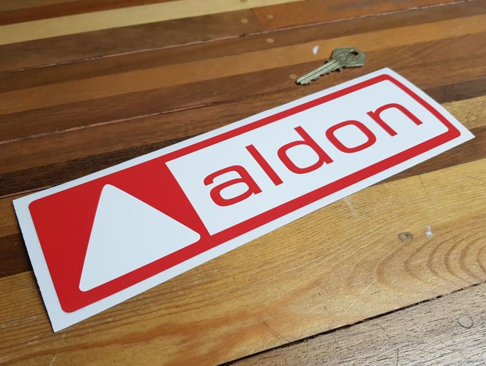 Aldon Automotive Old Style Race Car Sticker. 250mm.