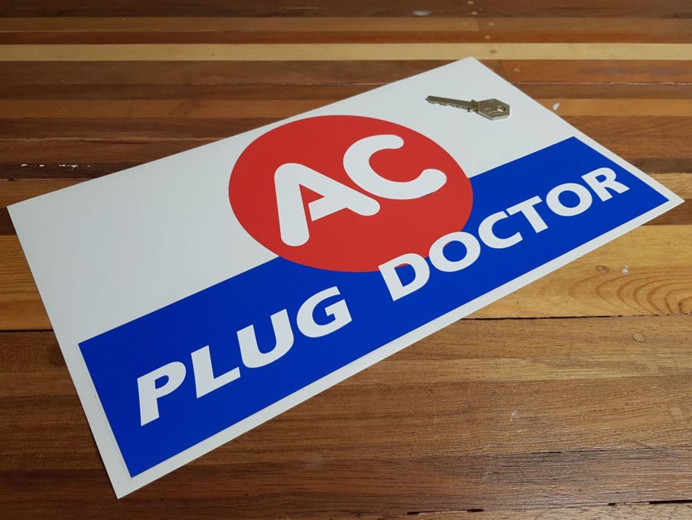 AC Plug Doctor Sticker 14.5"