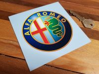 Alfa Romeo Modern Style Logo Sticker - 2.75