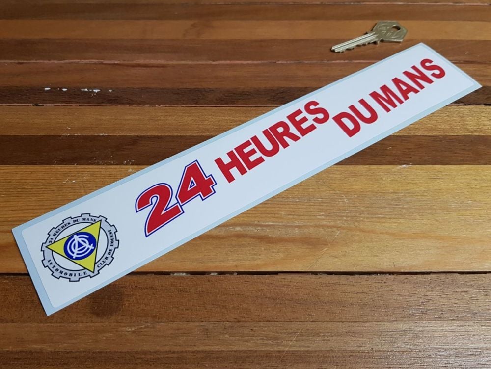 ACO 24 Heures Du Mans LeMans Le Mans Oblong Sticker. 12".