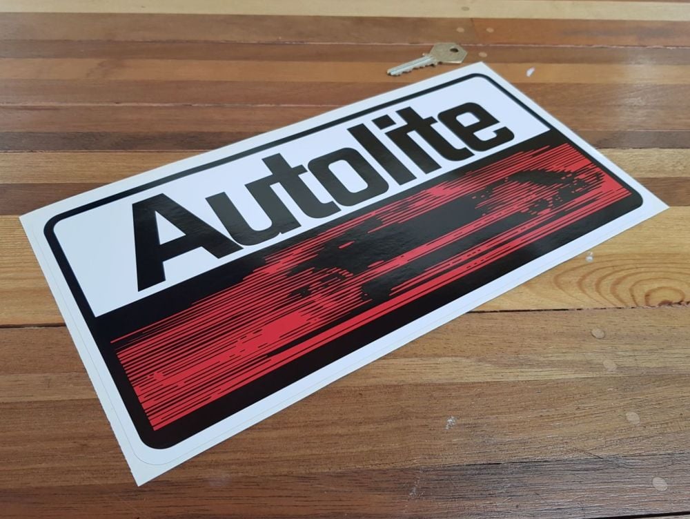 Autolite Oblong Sticker. 12".