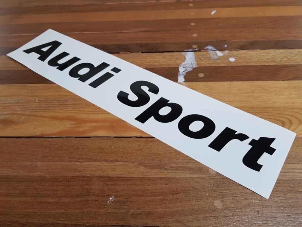 Audi Sport Cut Vinyl Sticker. 15.5".