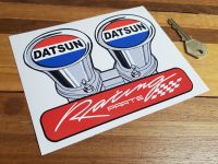 Datsun Racing Parts Shaped Sticker 6