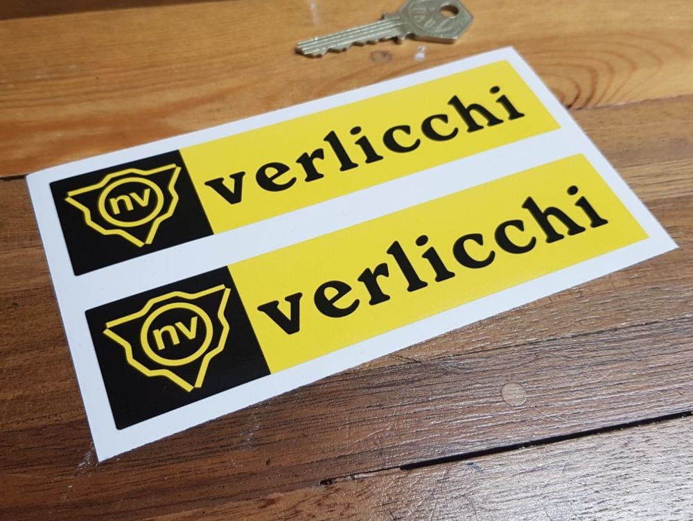 Verlicchi Race Parts Plain Style Racing Stickers 6
