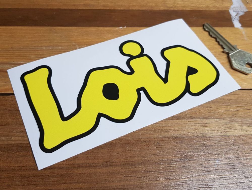 Lois Race Team Stickers 6" Pair 