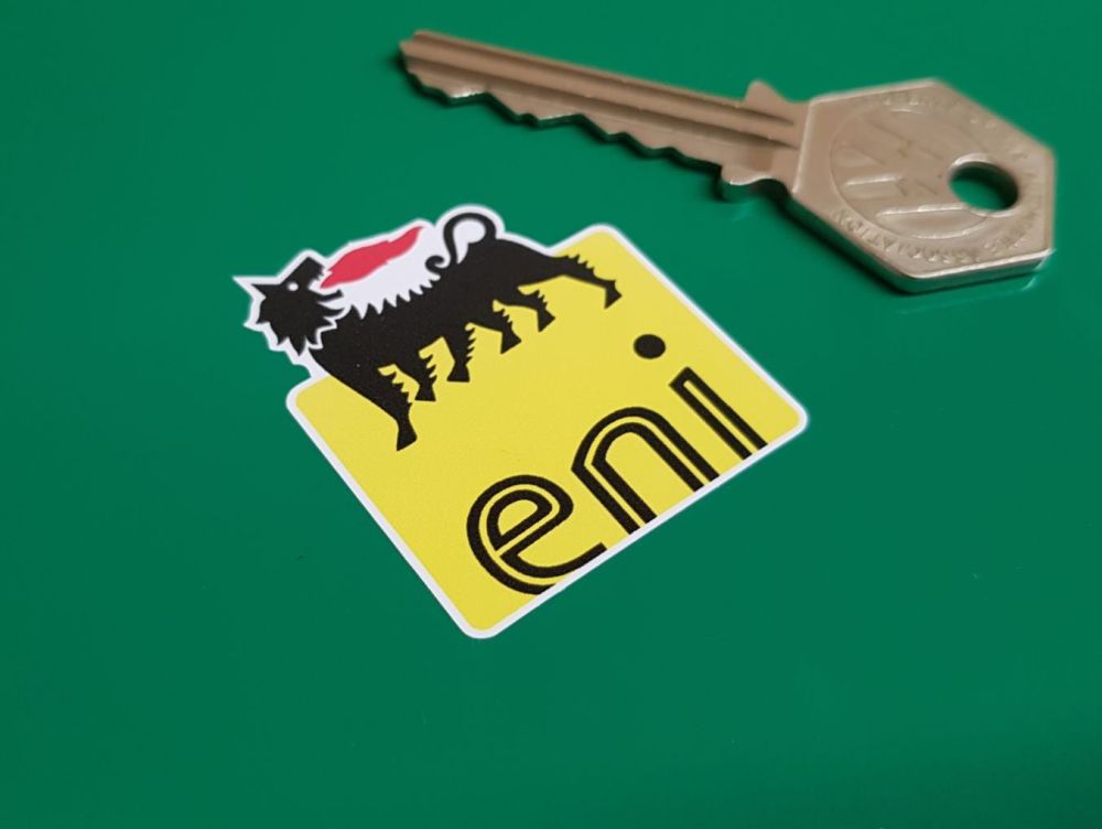Eni Shaped Logo Sticker 1.5"