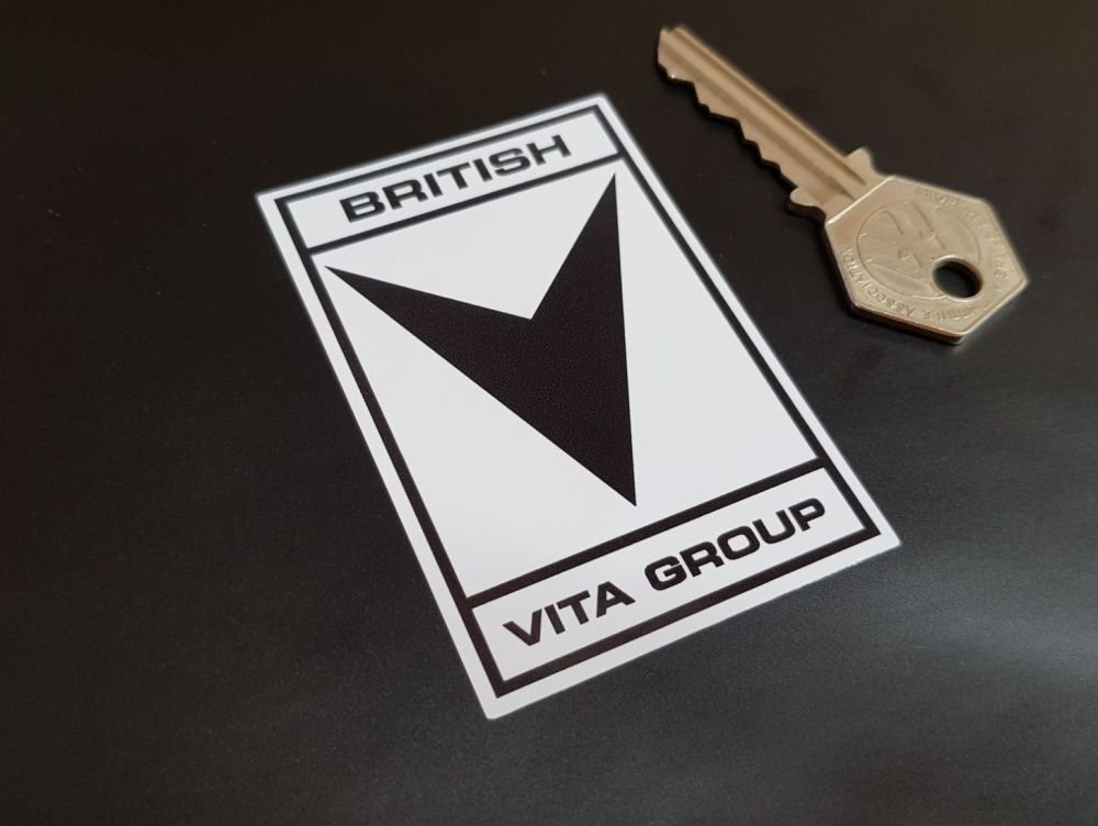 British Vita Group Logo Stickers. 2