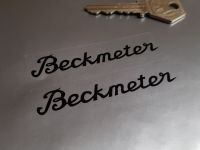 Beckmeter Black & Clear Text Stickers 3