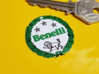 Benelli Green Garland Stickers - 35mm Pair