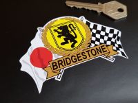 Bridgestone Flag & Scroll Sticker 4