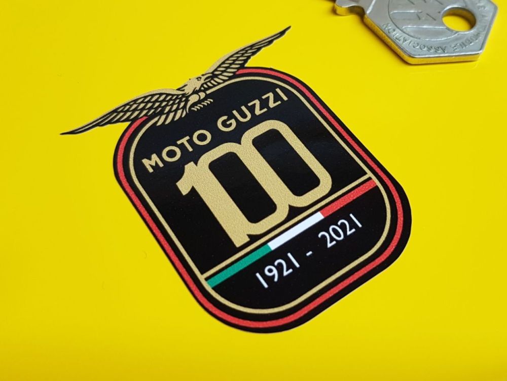 Moto Guzzi 100 Years Celebration Stickers - 2