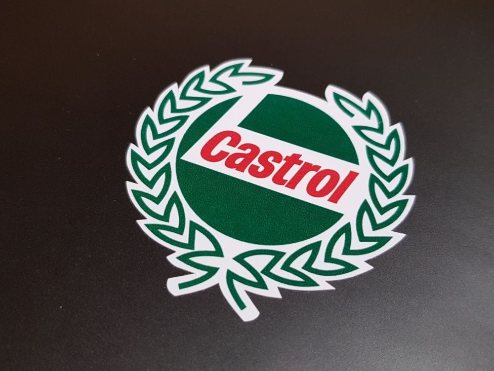 Castrol Shaped Garland Stickers - 12
