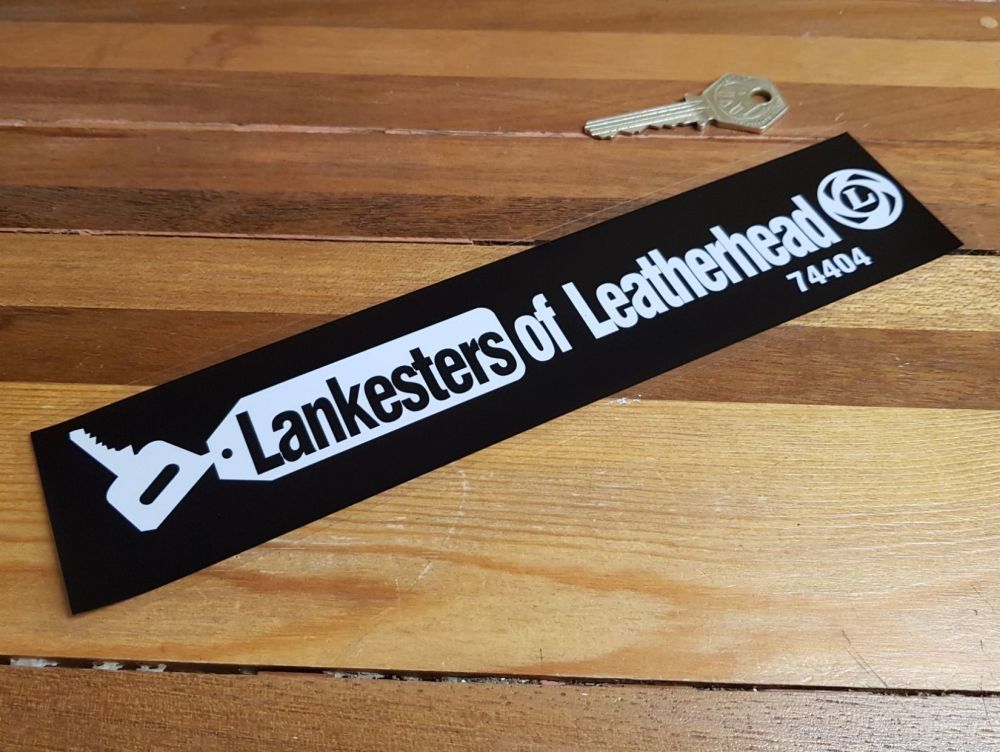 British Leyland Dealer Window Sticker - Lankesters of Leatherhead - 9.75