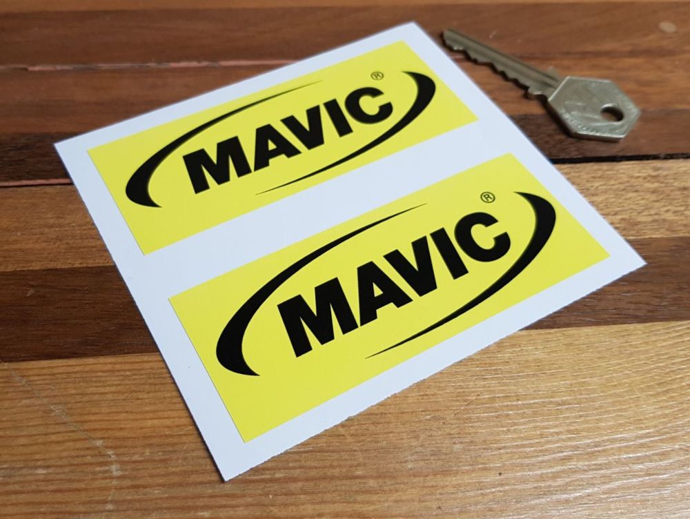 Mavic Bicycle Oblong Stickers 4