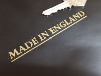 Made in England Sticker - Cut Vinyl with Underline -  4"