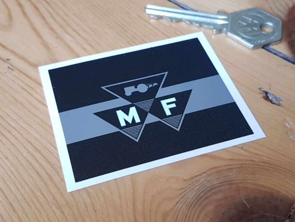 Massey Ferguson Banded Logo Square Sticker 2.5