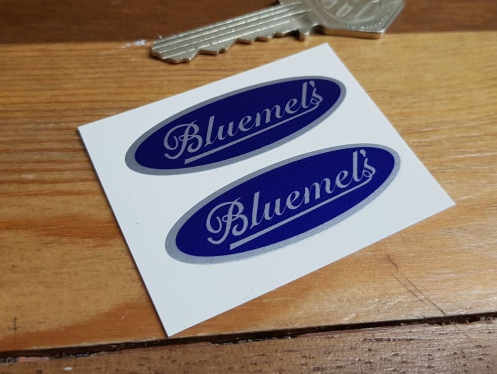 Bluemel's Oval Stickers. 2" Pair.