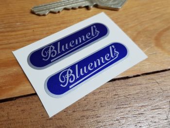 Bluemel's Rounded Oblong Stickers. 2" Pair.