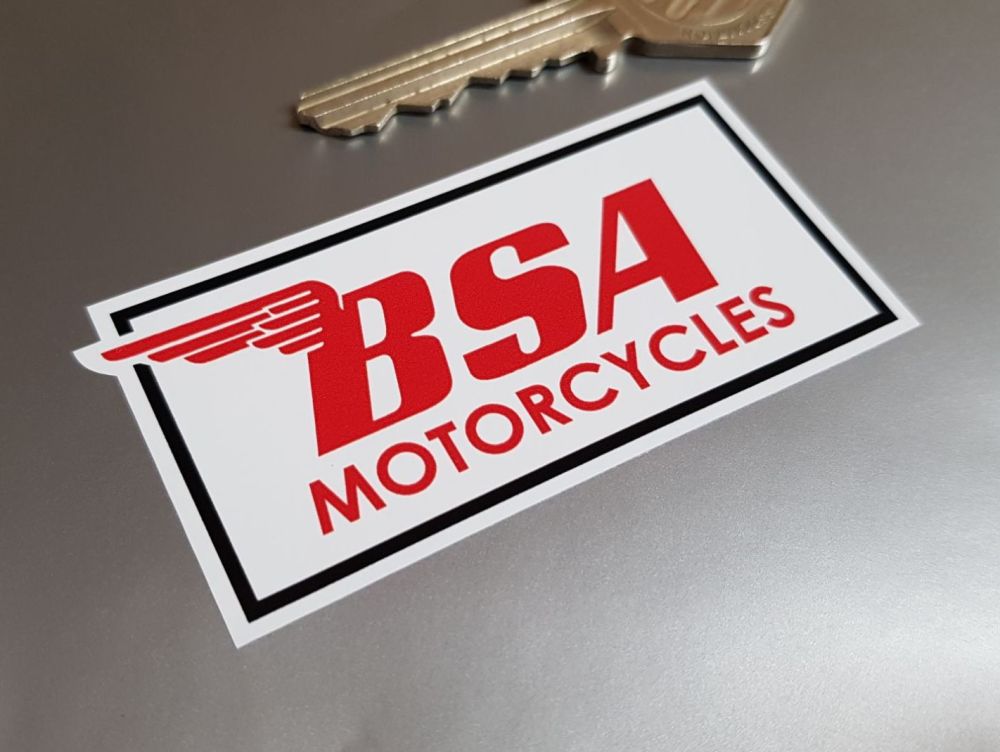 BSA Motorcycles Stickers. 3