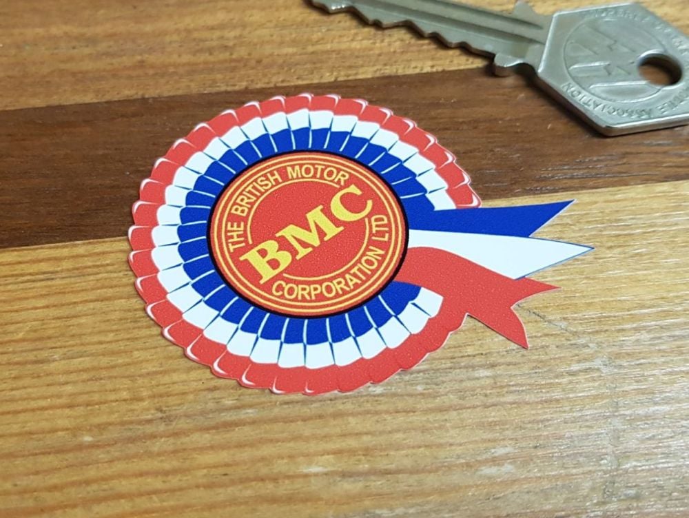 BMC Rosette Static Cling Stickers 2" Pair