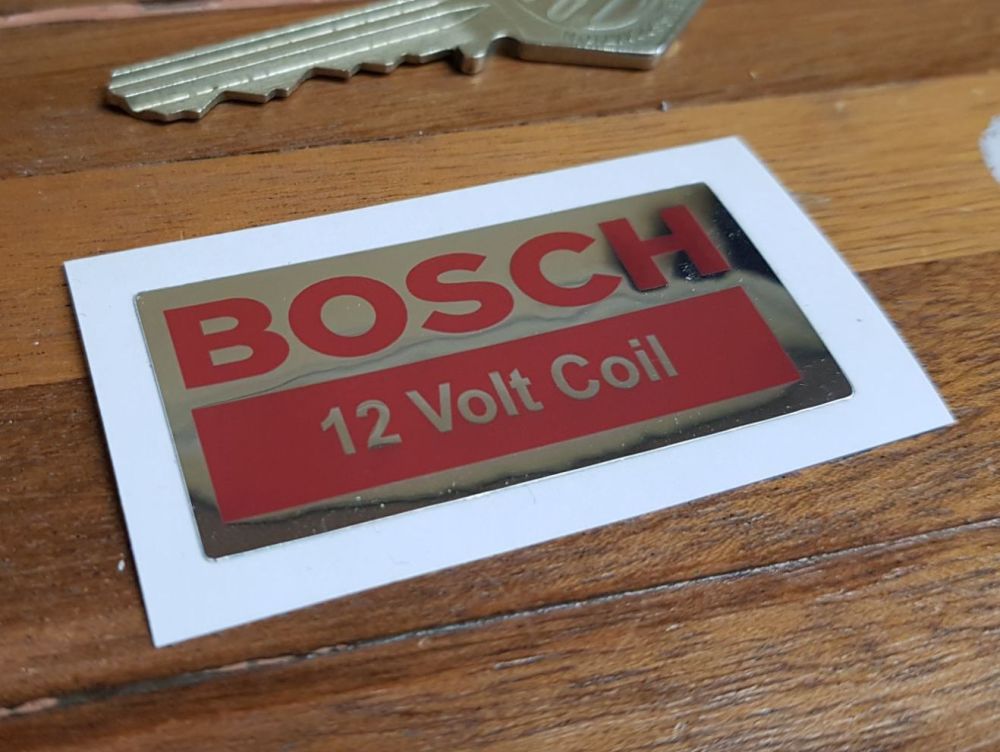 Bosch 12 Volt Coil Metallic Foil Sticker 2