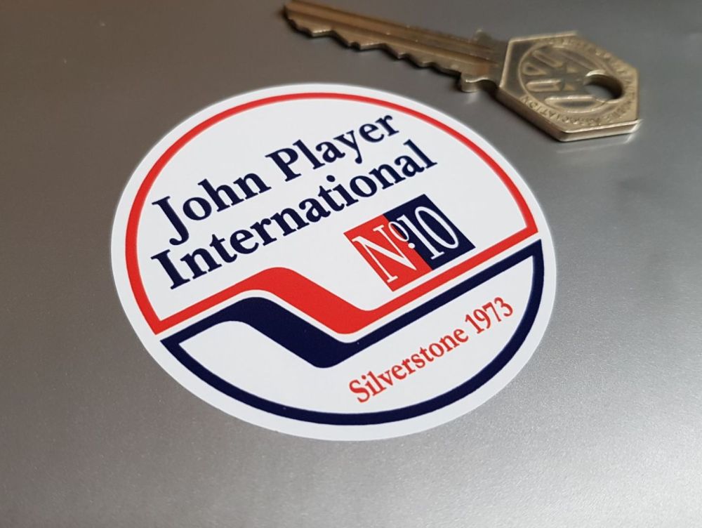 John Player International No.10 Silverstone 1973 Sticker 2.5