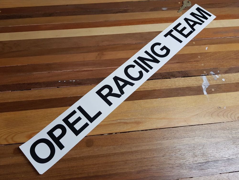 Opel Racing Team Cut Vinyl Sticker 23.5"