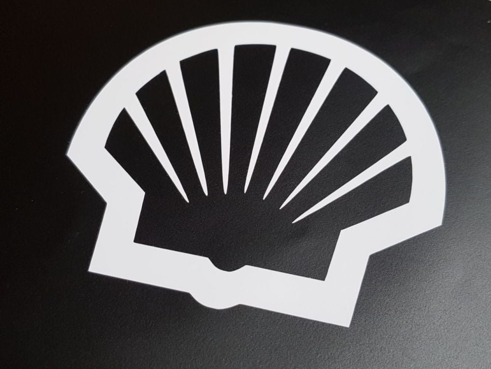 Shell Modern Logo Cut Vinyl Sticker 12"