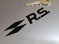 Renault RS Cut Vinyl Stickers - 3", 3.5", or 4" Pair