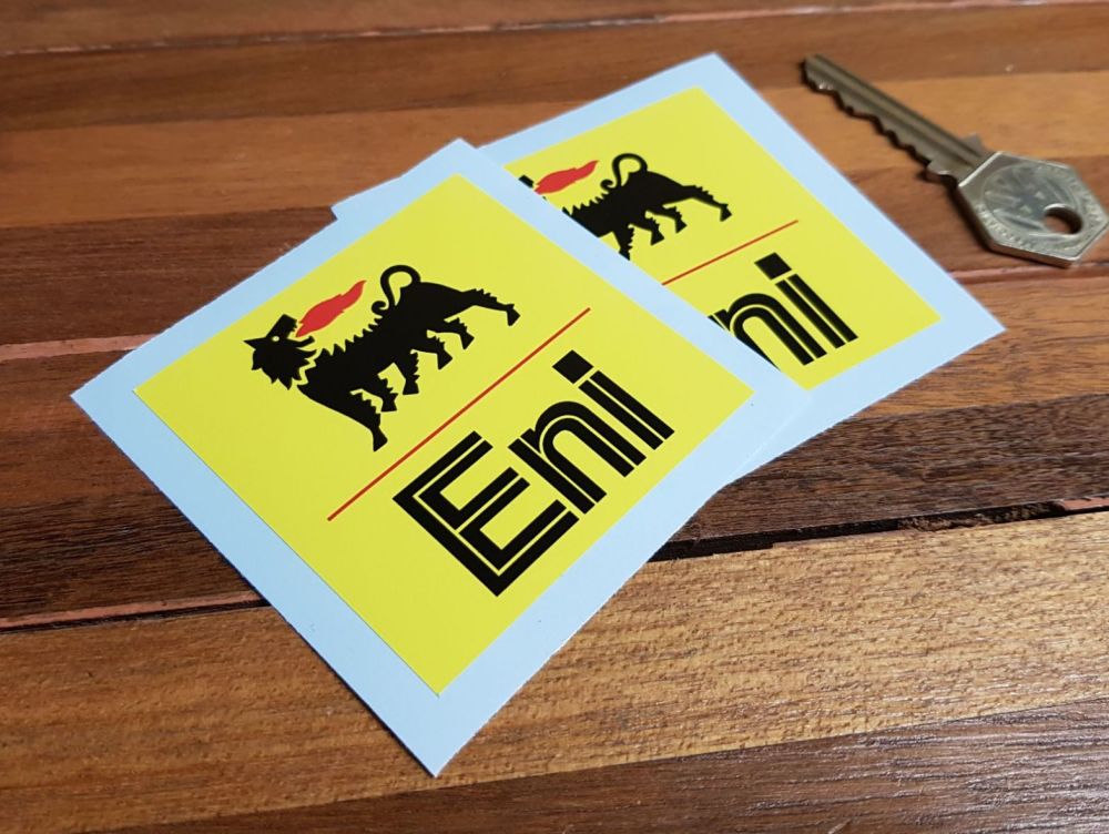 Eni Square Yellow Stickers 2.5