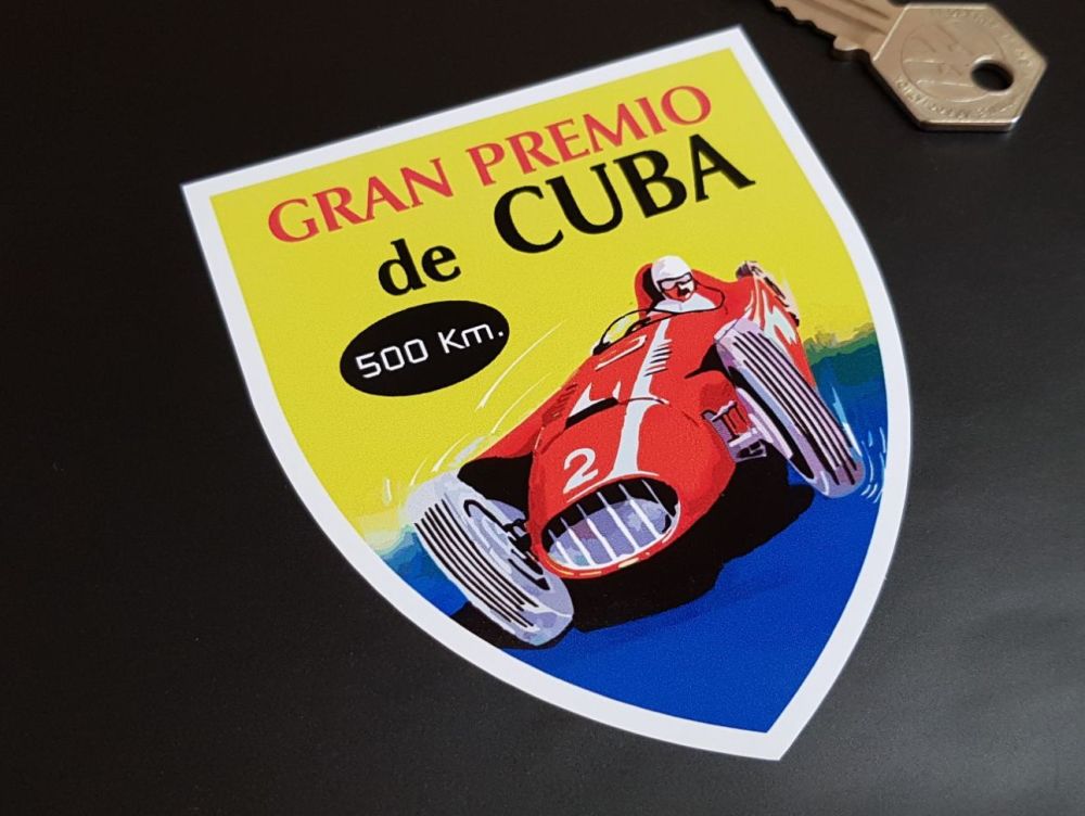 Cuban Grand Prix - Gran Premio de Cuba 500km Sticker 4"