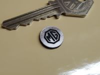 MG Circular Self Adhesive Car Badge 14mm