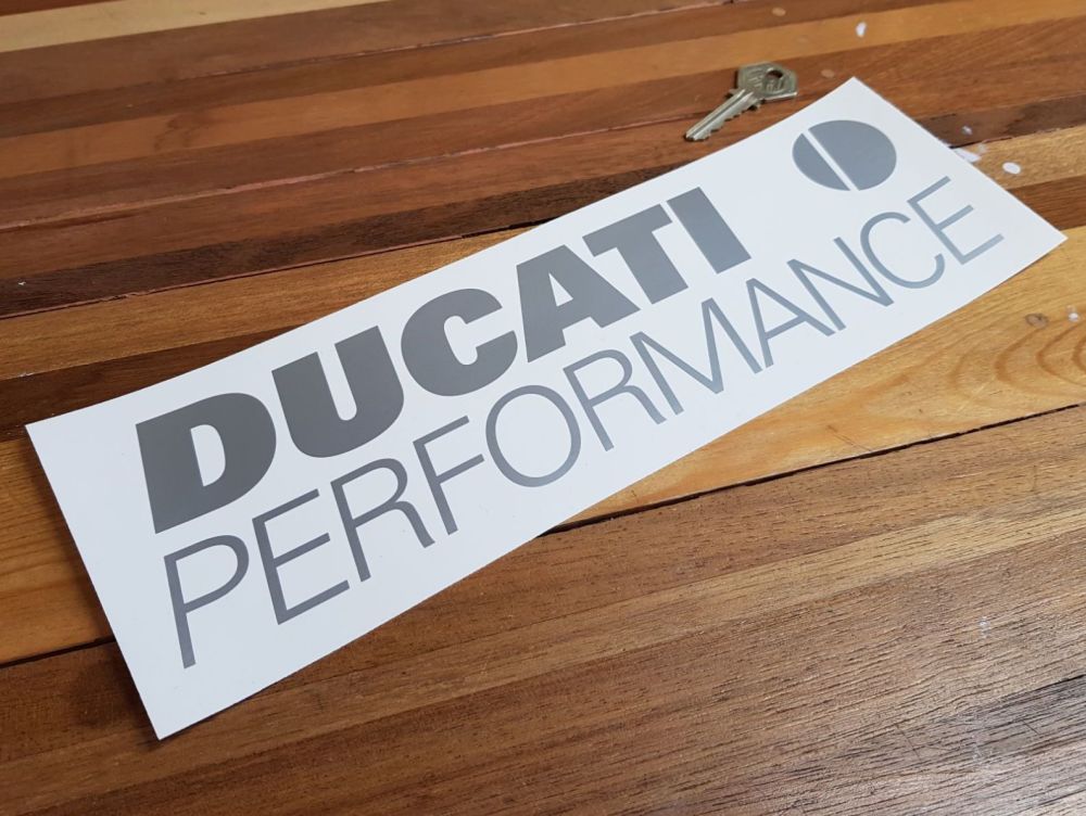 Ducati Performance Text Cut Vinyl Sticker 12
