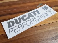 Ducati Performance Text Cut Vinyl Sticker - 8" or 12"