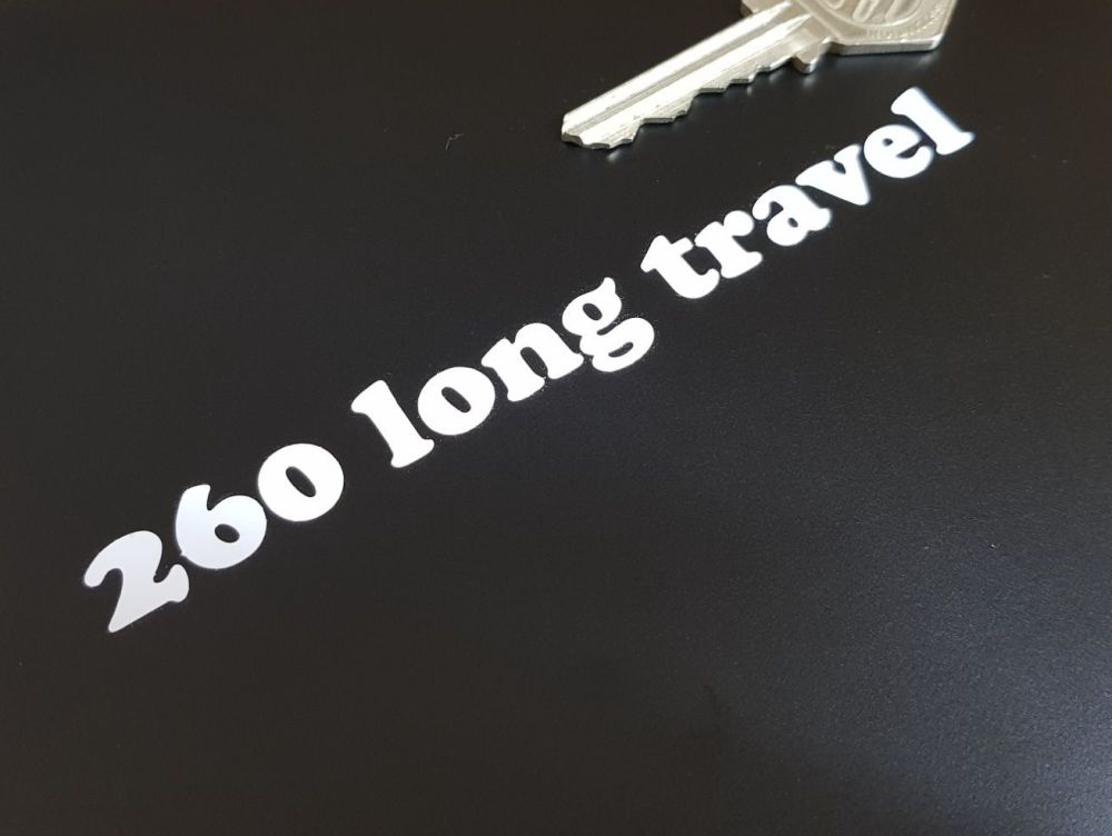 Bultaco 260 Long Travel Cut Vinyl Stickers 4.75
