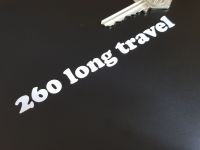 Bultaco 260 Long Travel Cut Vinyl Stickers 4.75" Pair