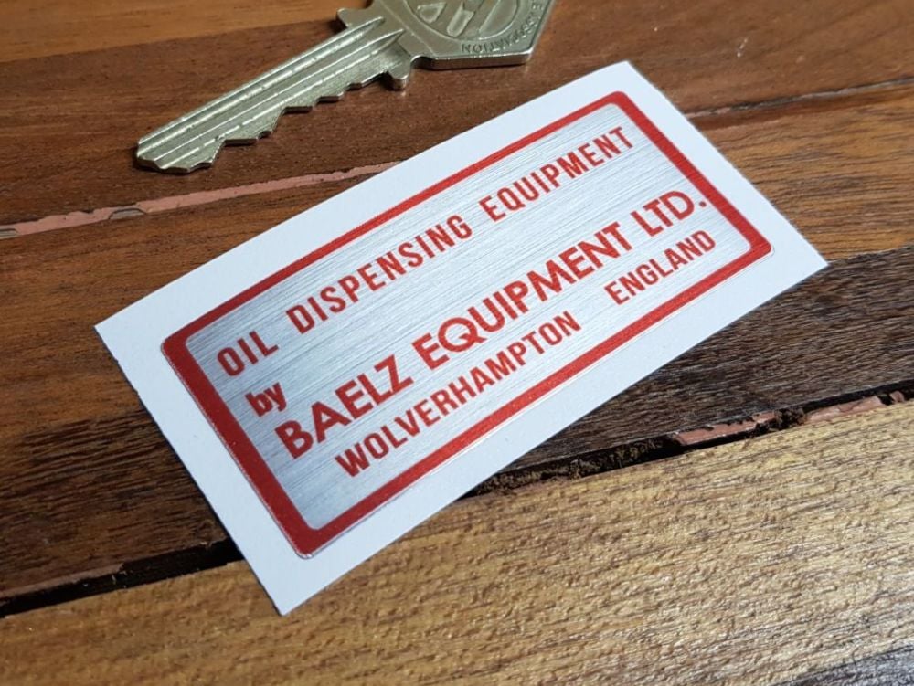 Oil Dispensing Equipment by Baelz Equipment Ltd Sticker - 2.75