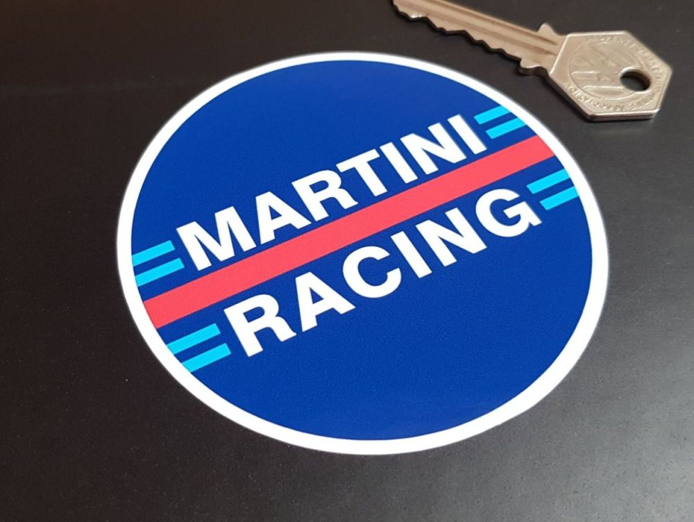 Martini Racing Circular Stickers 3.5